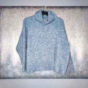 LUZABELLE Turtleneck Wool Blend Sweater Sz-TU/L